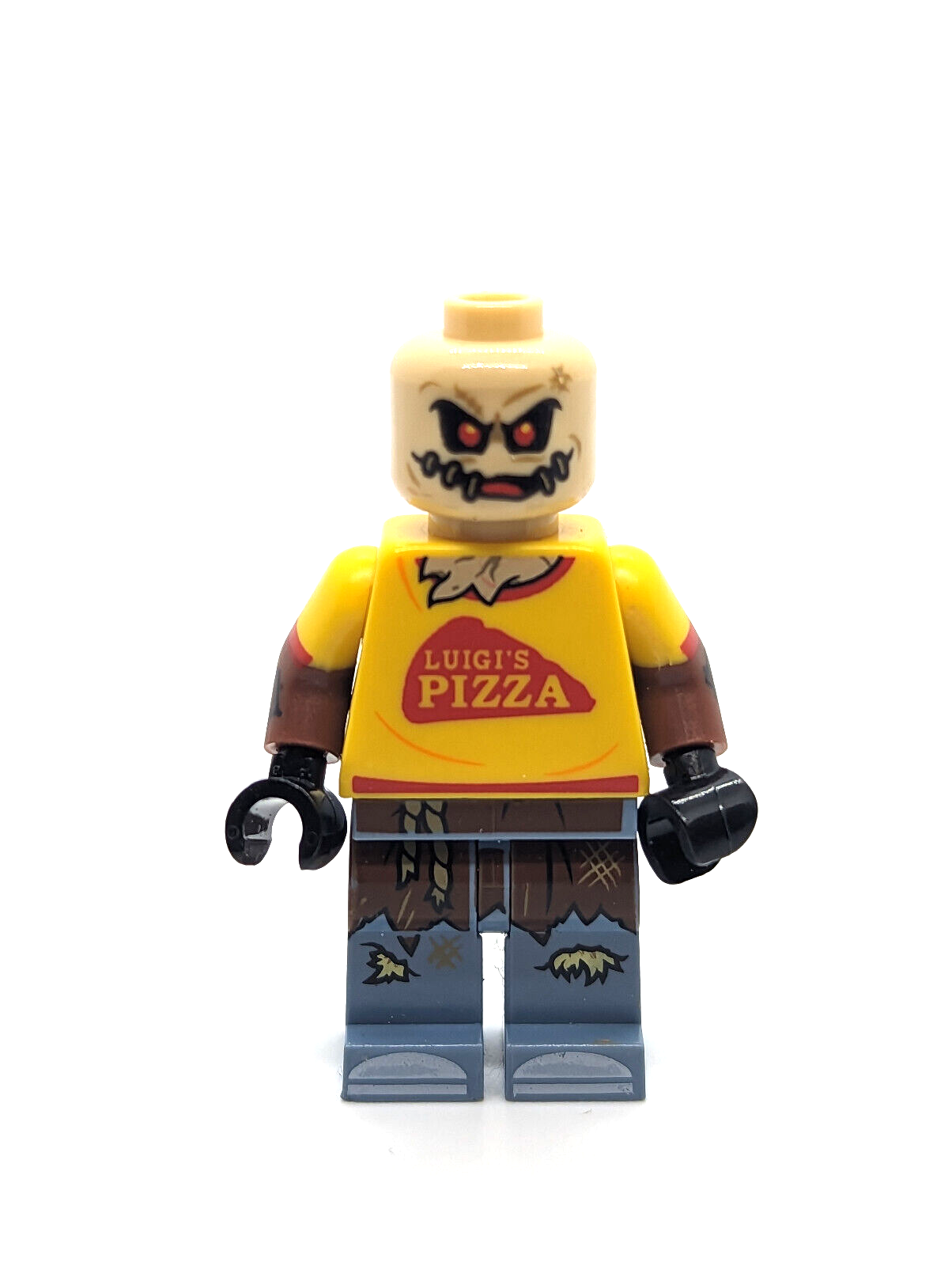 Lego Scarecrow Pizza Delivery Minifigure Batman Super Heroes outifit 70910 sh332 - StudBee