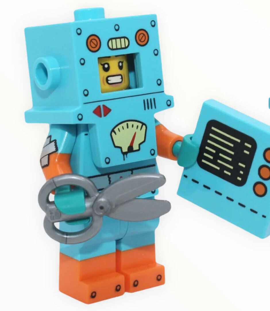 LEGO CMF Series 23 Minifigure - Cardboard Robot Girl 71034 (col23-6)