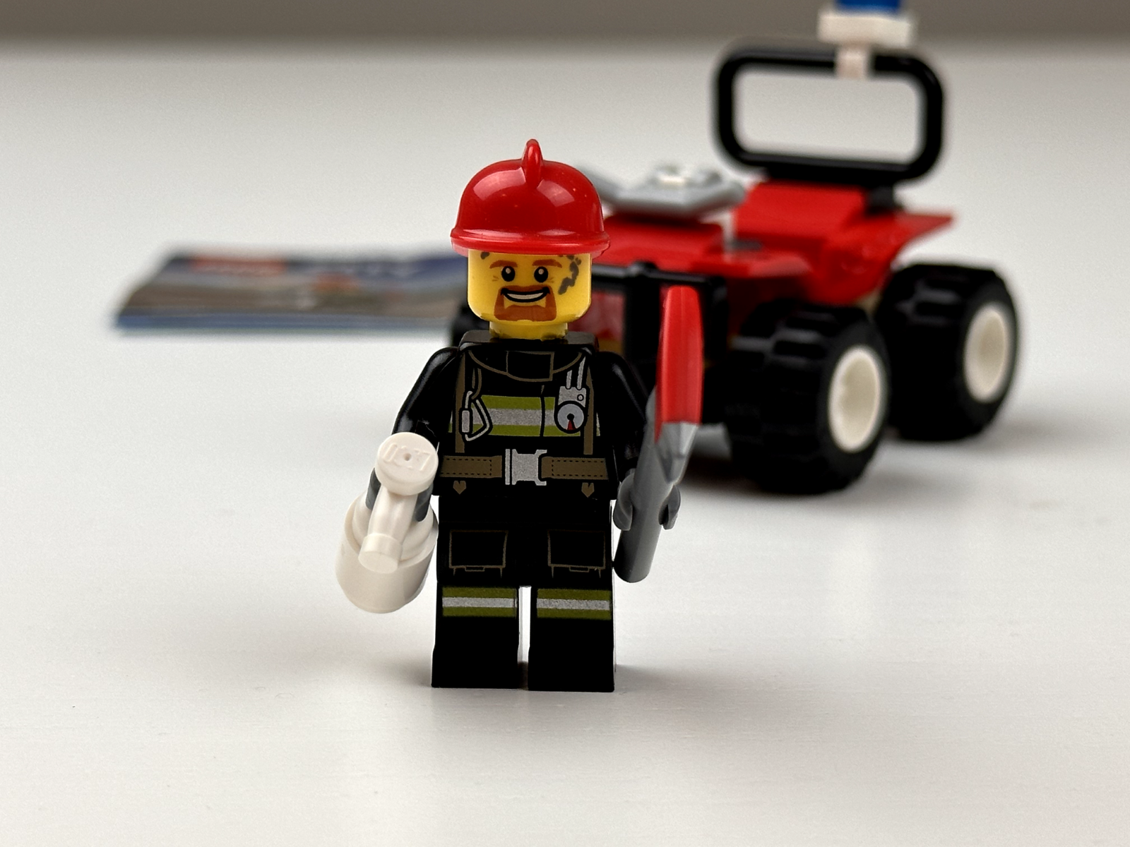 LEGO Town City Fire ATV (30361) Fireman Minifigure - StudBee