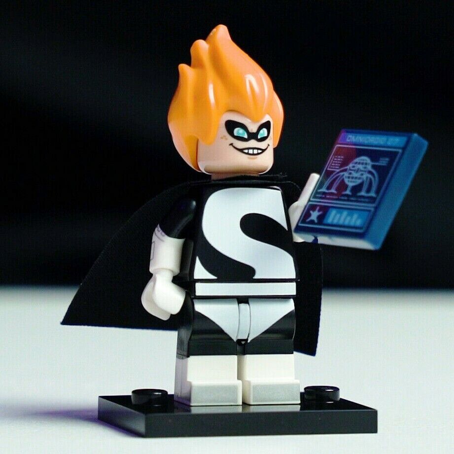 New LEGO Syndrome (w/ Stand and Accessories) Minifigure - Disney CMS (dis014) - StudBee
