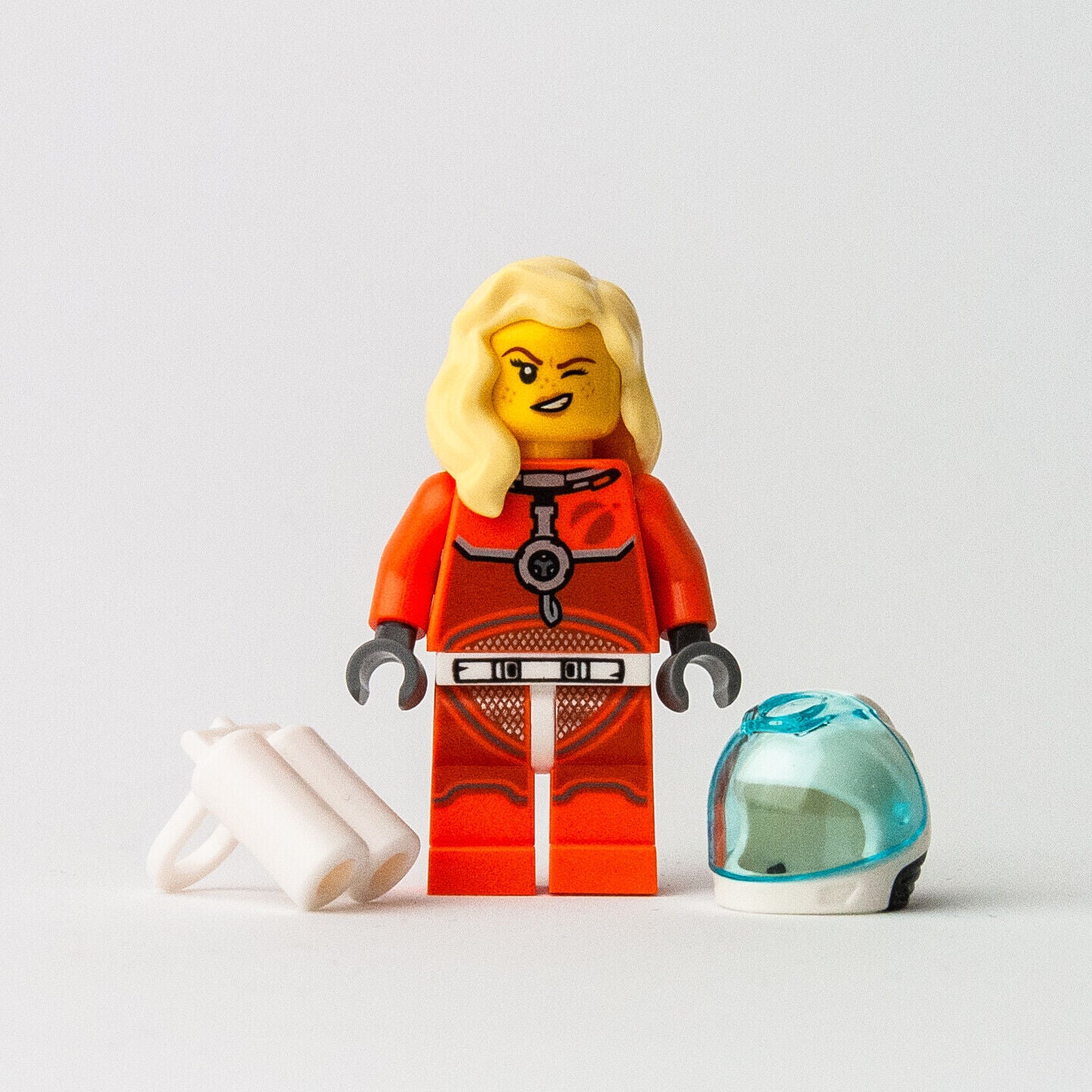 New LEGO Astronaut, Female Minifigure - Space Research and