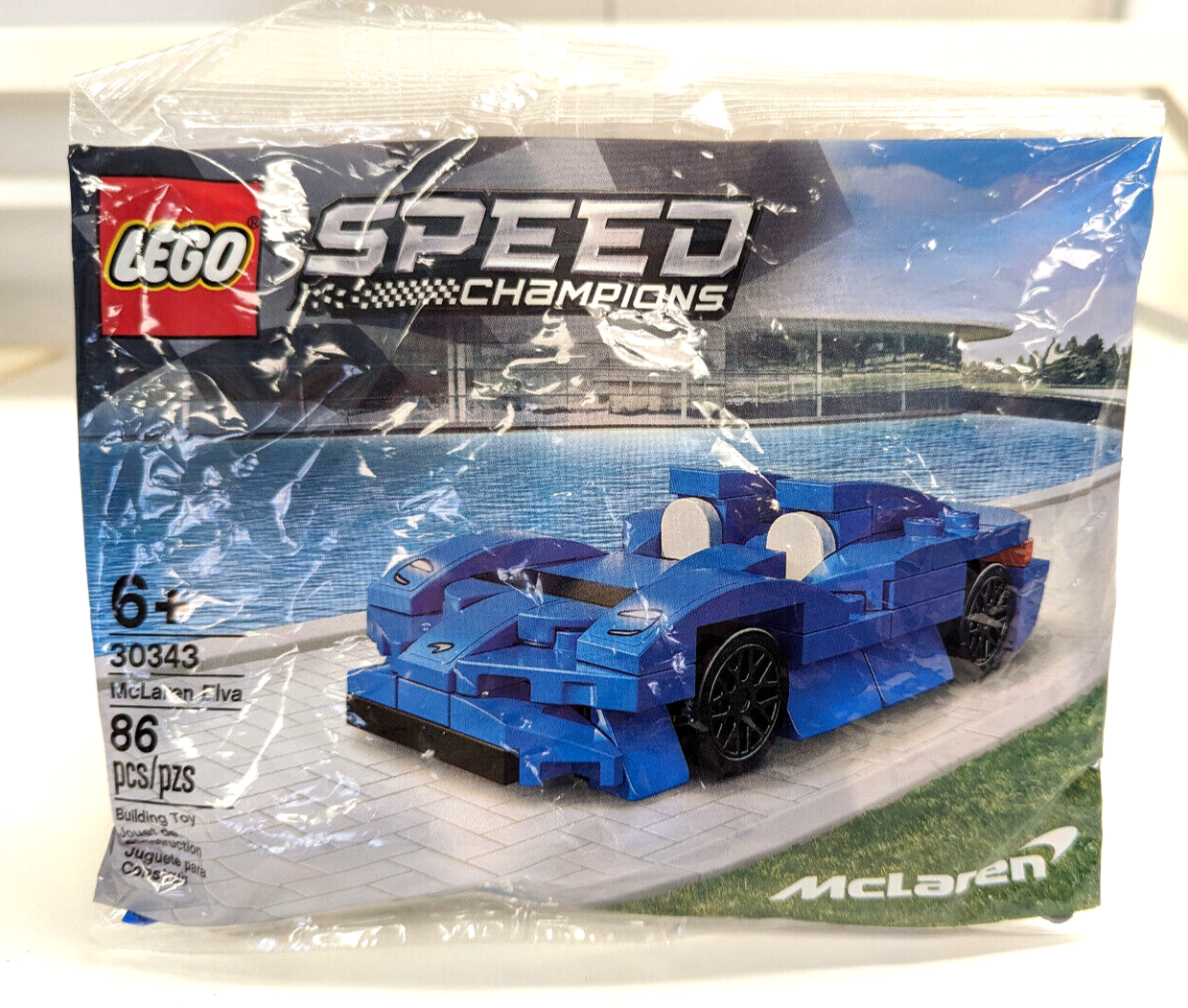 LEGO SPEED CHAMPIONS: McLaren Elva 30343 - Retired, New, Unopened and Sealed - StudBee