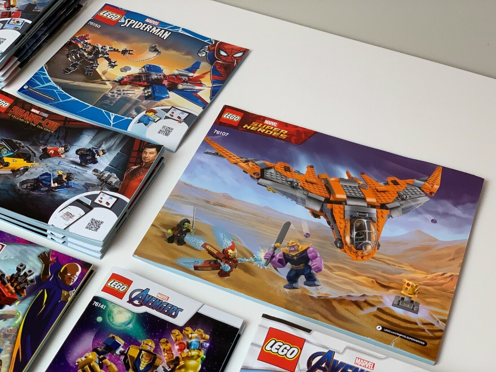 LEGO Marvel Assorted Building Instruction Manuals (LOT of 58) - StudBee