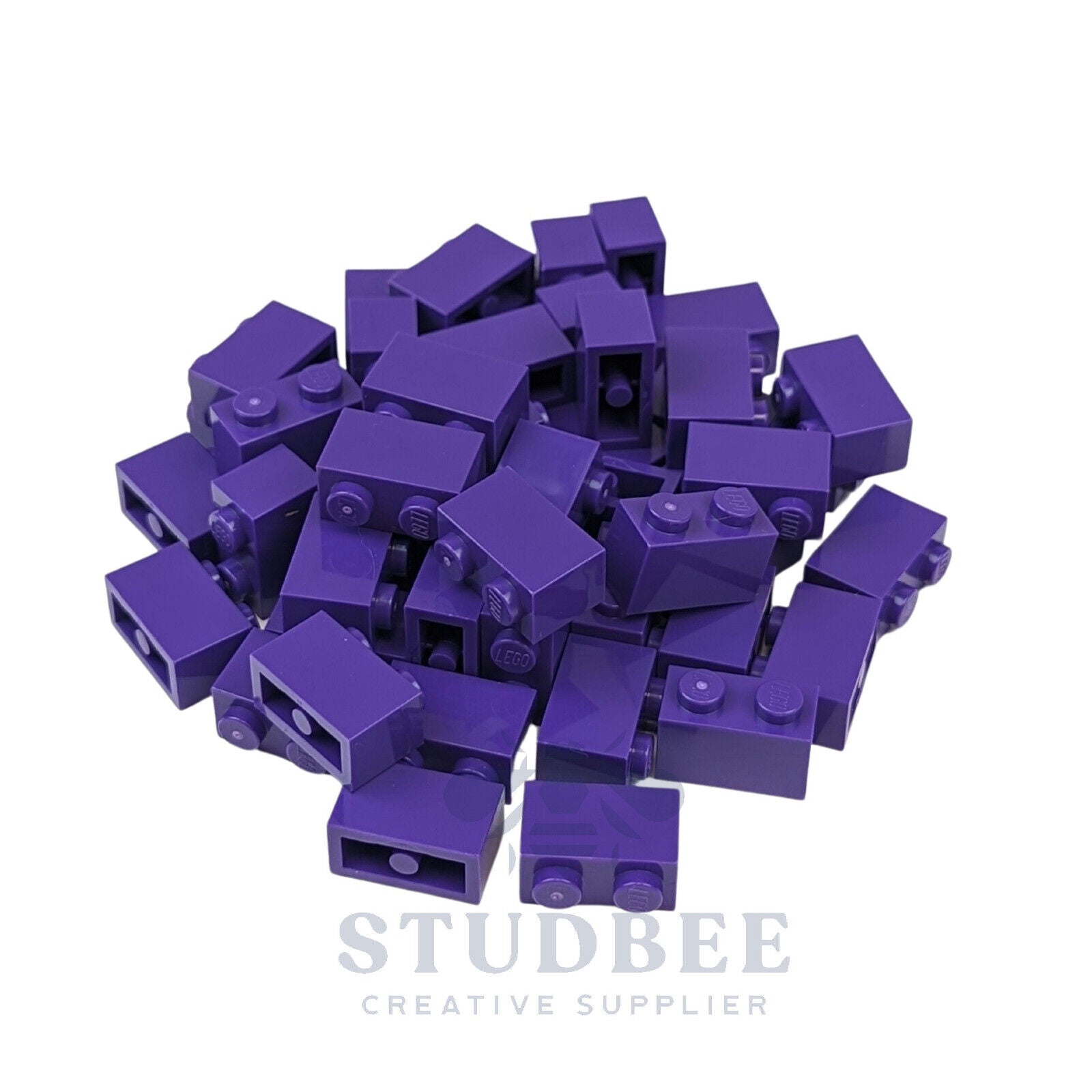 NEW LEGO  - 1 x 2 Bricks - #3004 - 50 Pieces - 20+ Colors Available - StudBee
