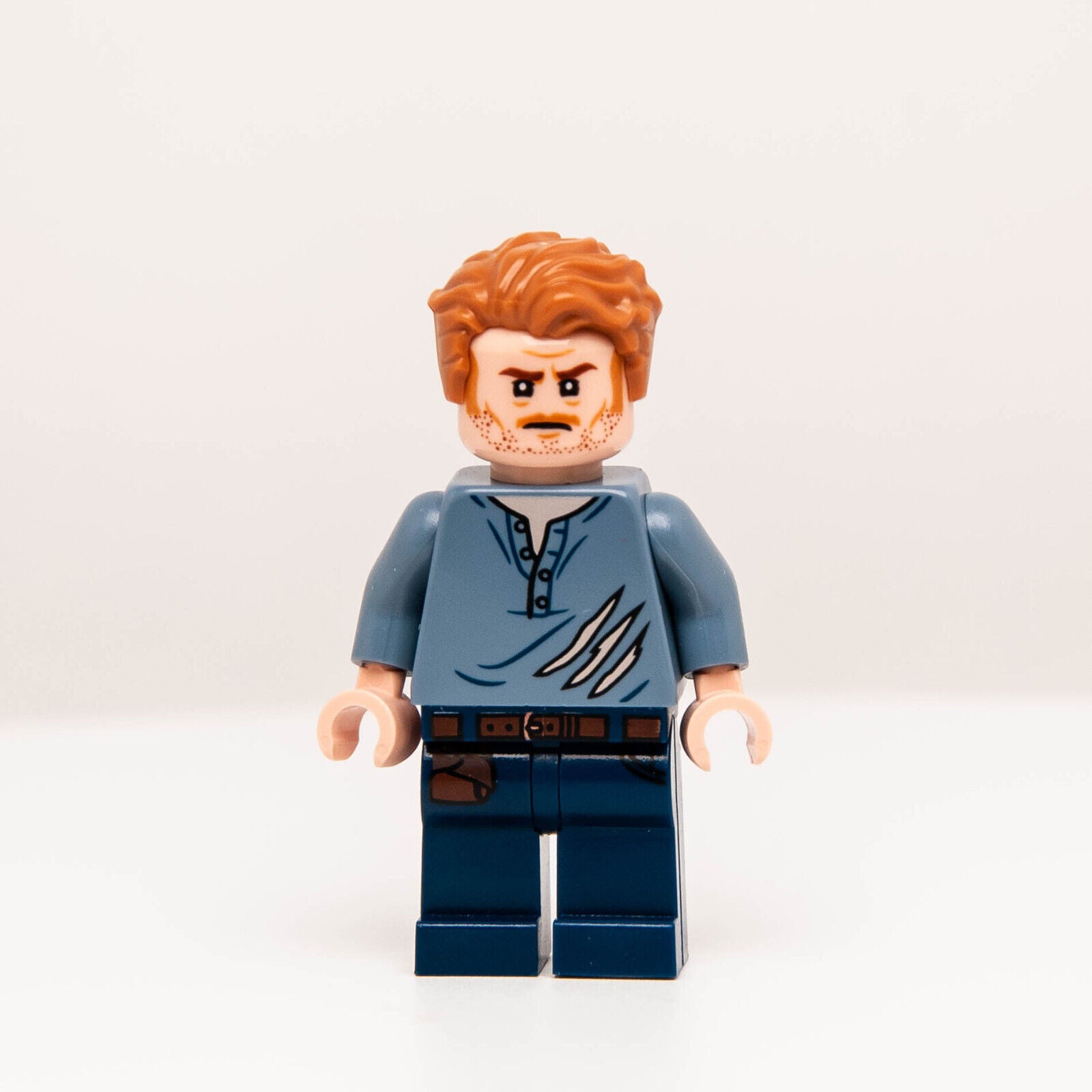 New LEGO Jurassic World Minifigure - Owen Grady Ripped Shirt Set 75929 (jw020)