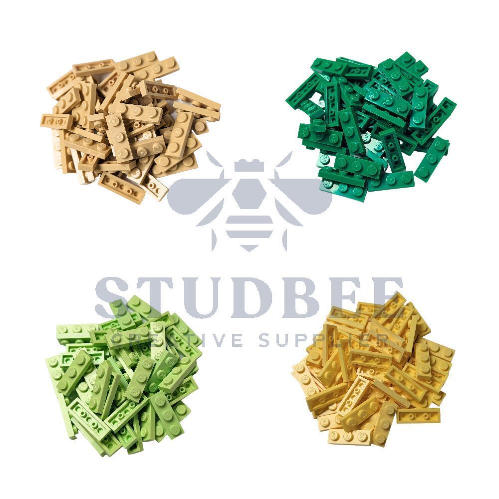 NEW LEGO  - 1 x 3 Plate - #3623 - 50 Pieces - Multiple Colors - StudBee