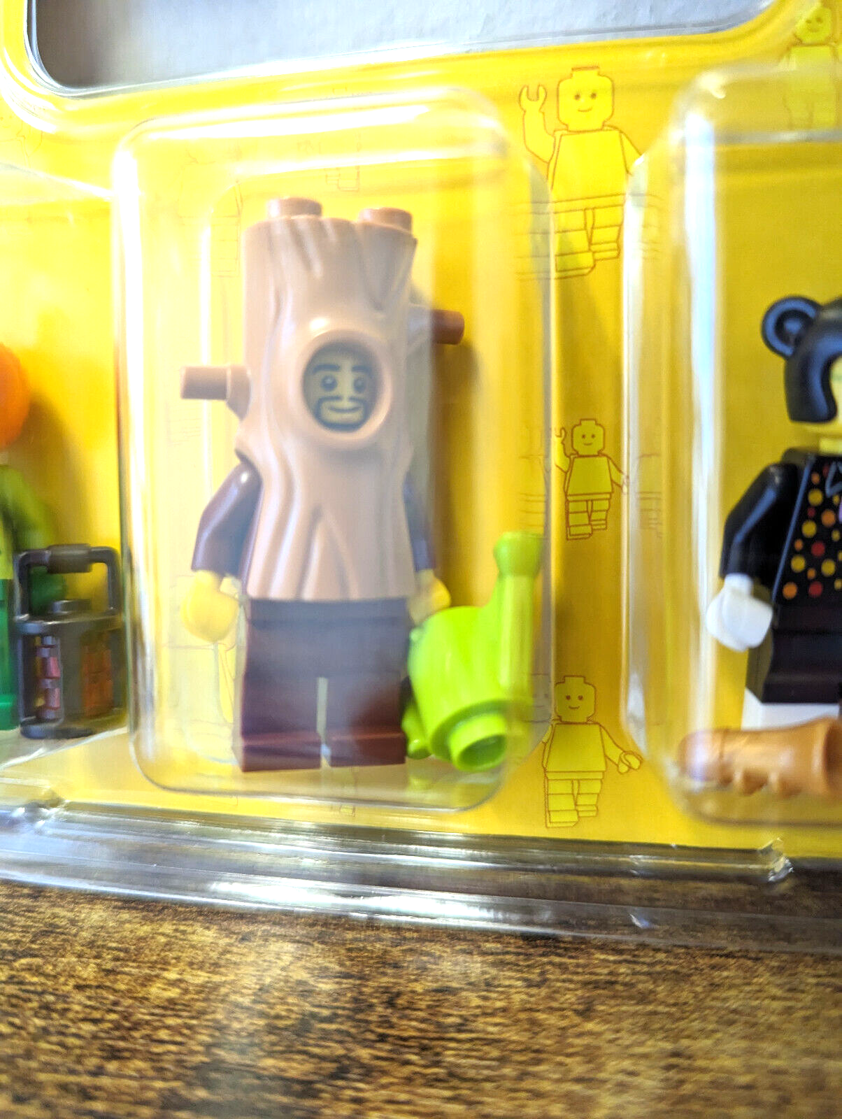 New (Lot of 3) Lego BAM 2023 Minifigures: Halloween Tree Cat Jack-O-Lantern (blk - StudBee