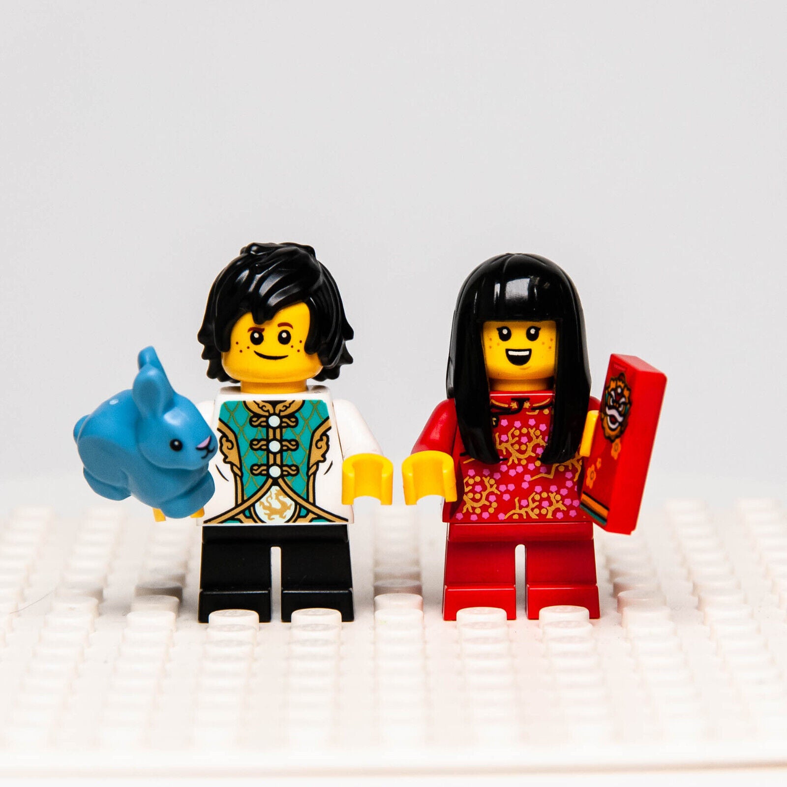 (Lot of 2) New Lego BAM 2023 Chinese New Year Minifigures Rabbit - StudBee