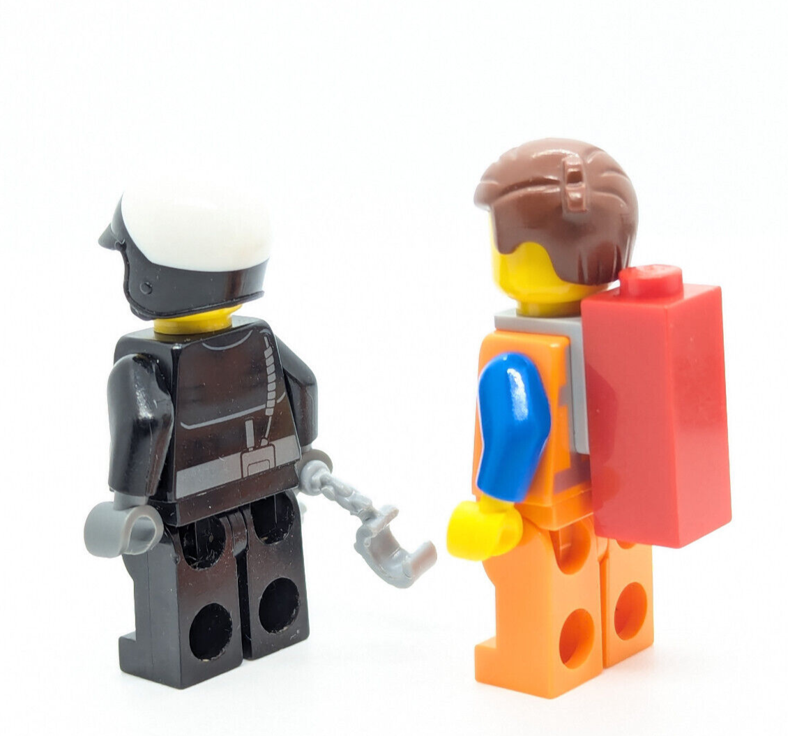 LEGO Movie Minifigure Lot: Bad Cop Pursuit 70802 Emmet Robo Croc (tlm056 tlm018)