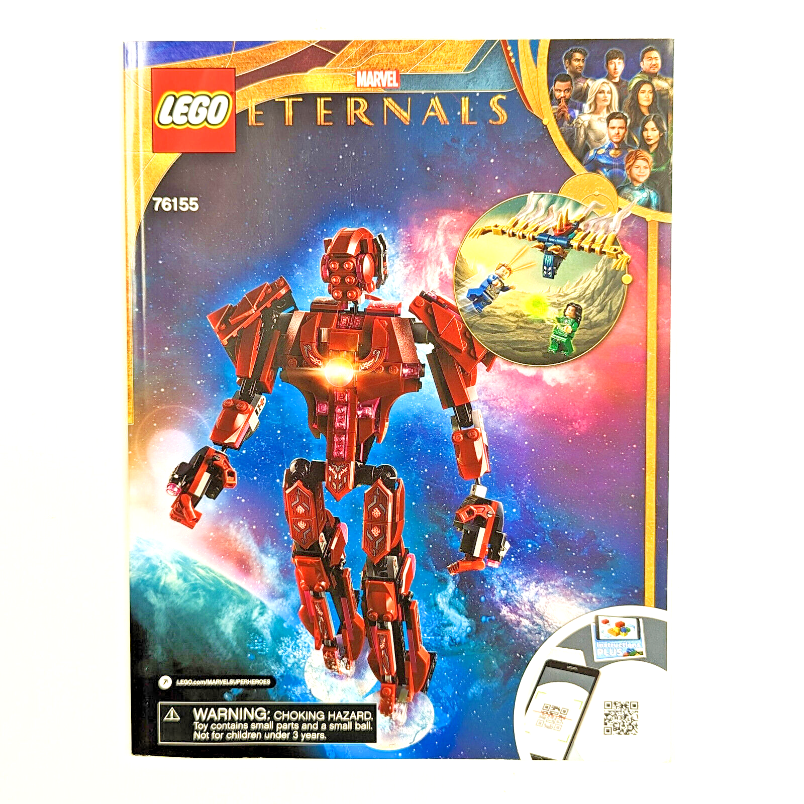 New LEGO Marvel The Eternals In Arishem's Shadow Set 76155 BOOKLET ONLY - StudBee