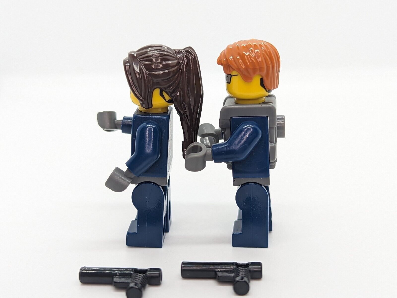 LEGO Agents Minifigure Lot - Agt Fuse with Armor agt022 & Agent Trace agt002 - StudBee