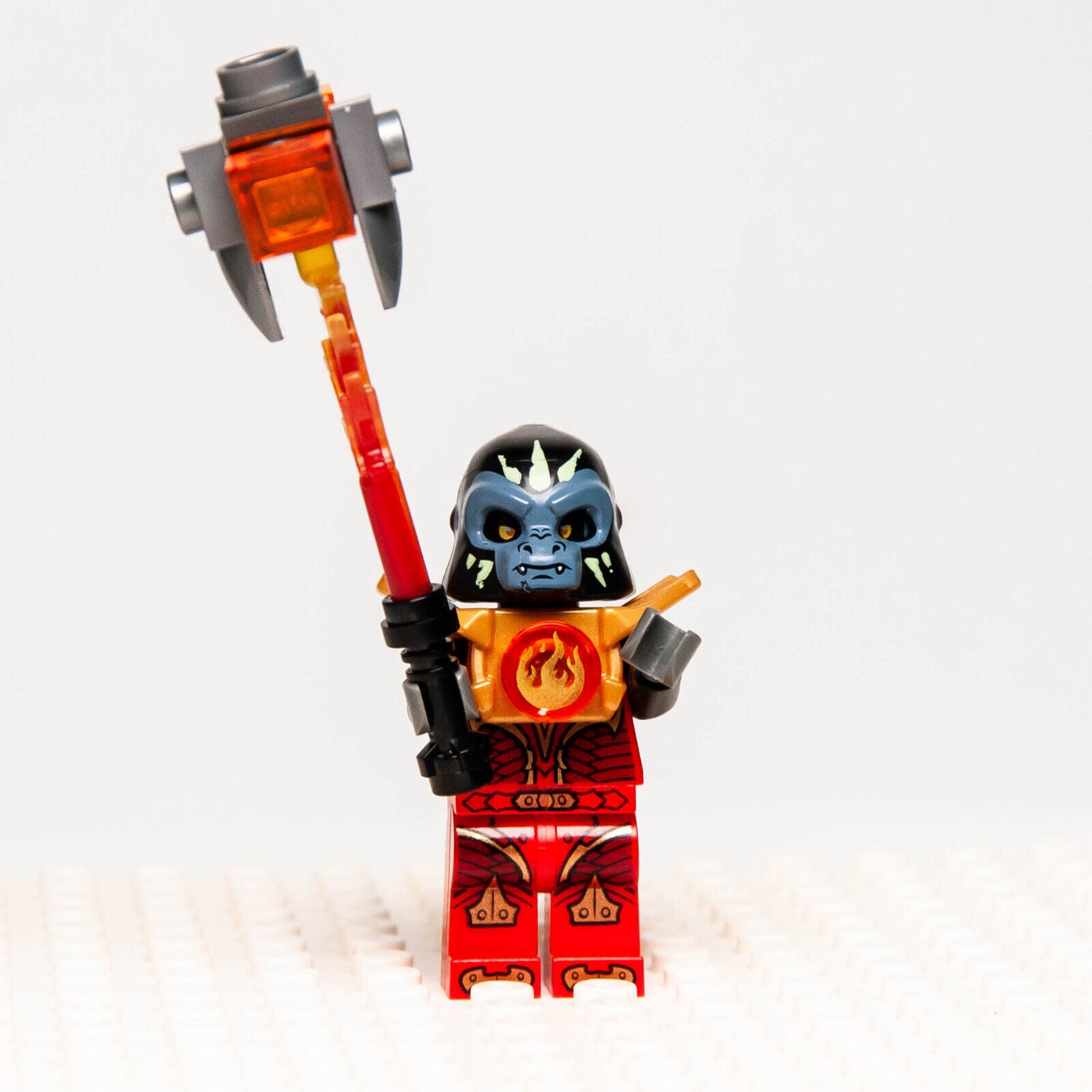 LEGO Chima Minifigure - Gorzan Fire Chi (loc091) 70145 70143 - StudBee