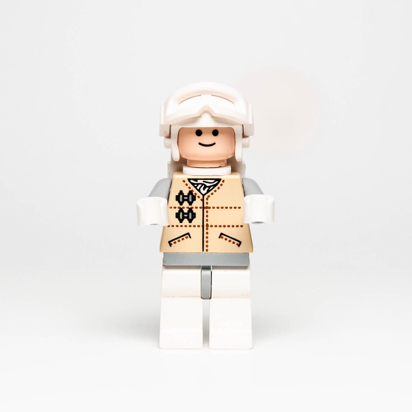 Lego Star Wars Minifigure - Hoth Rebel - Nougat Head, Snow Goggles (sw0252) 7749 - StudBee