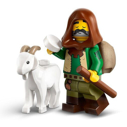New LEGO CMF Series 25 Minifigure: Medieval Goatherd 71045 Goat (col25-5) - StudBee