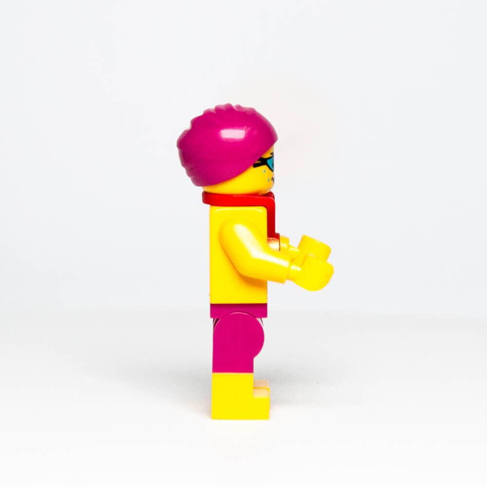 New LEGO 2024 BAM Minifigure - Male Swimmer - Athlete Olympics Pool