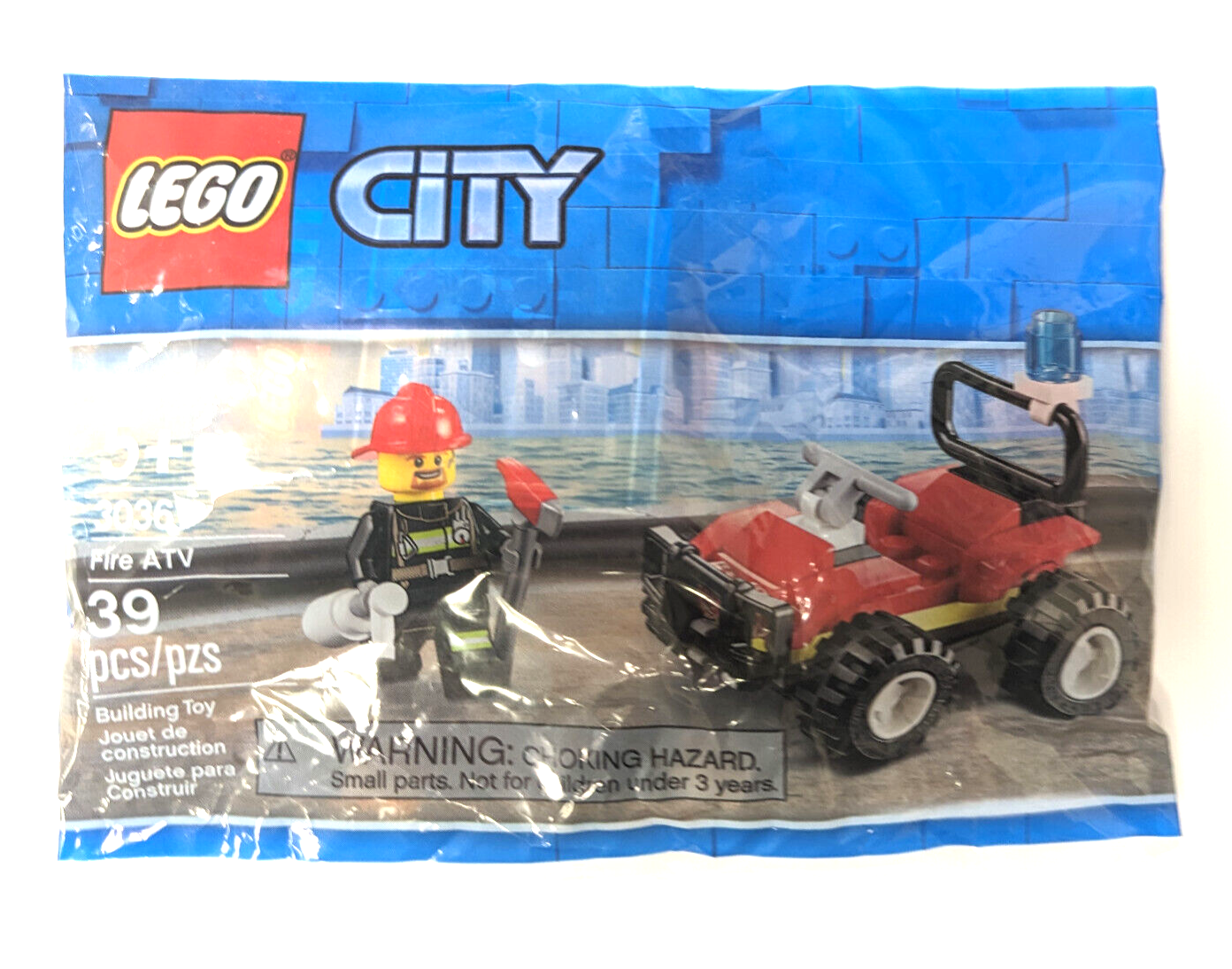 New SEALED Lego Town City Polybag - Fire ATV 30361 (cty0965) - StudBee