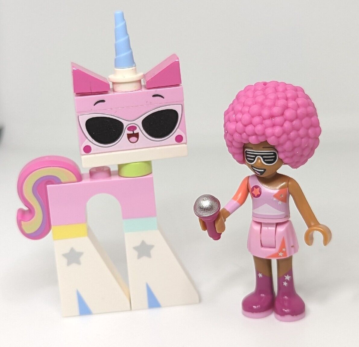 LEGO Movie 2 Minfigure Unikitty Lot - Disco Kitty (tlm121) & Melody (tlm140) - StudBee