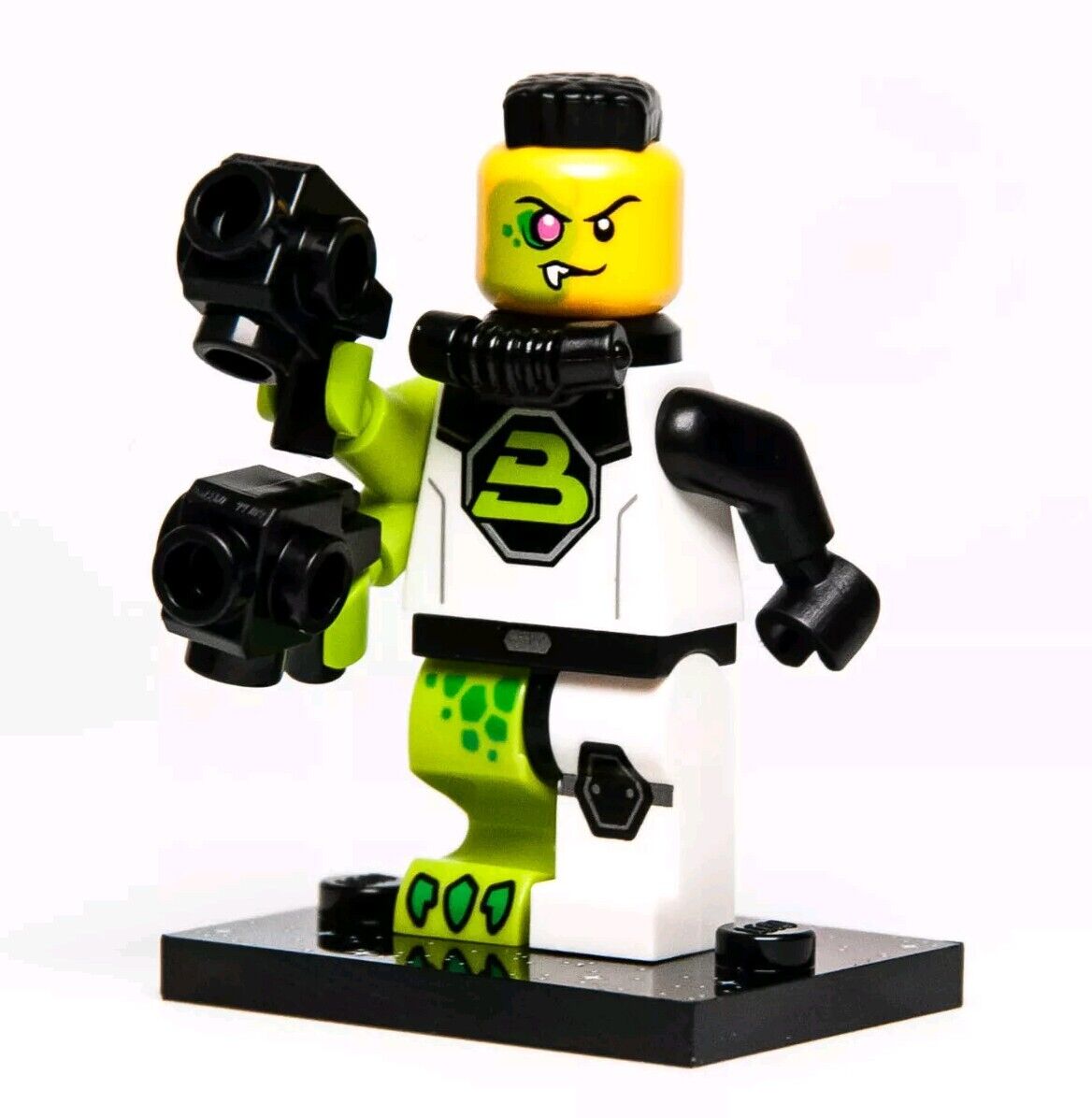 LEGO Space CMF 26 Minifigure: Blacktron Mutant 71046 (col26-12) col448