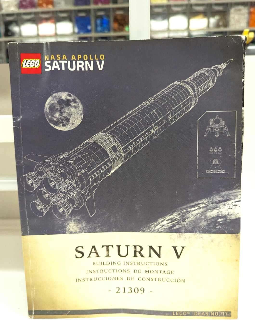 LEGO 21309 Ideas NASA Apollo Saturn V - **Building -Instruction Booklet ONLY** - StudBee