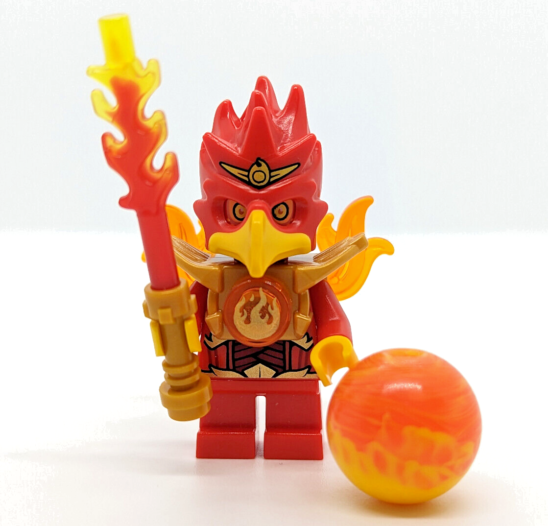 LEGO Chima Minifigure -  Flinx (loc077) 70146 Fire Phoenix Tribe - StudBee