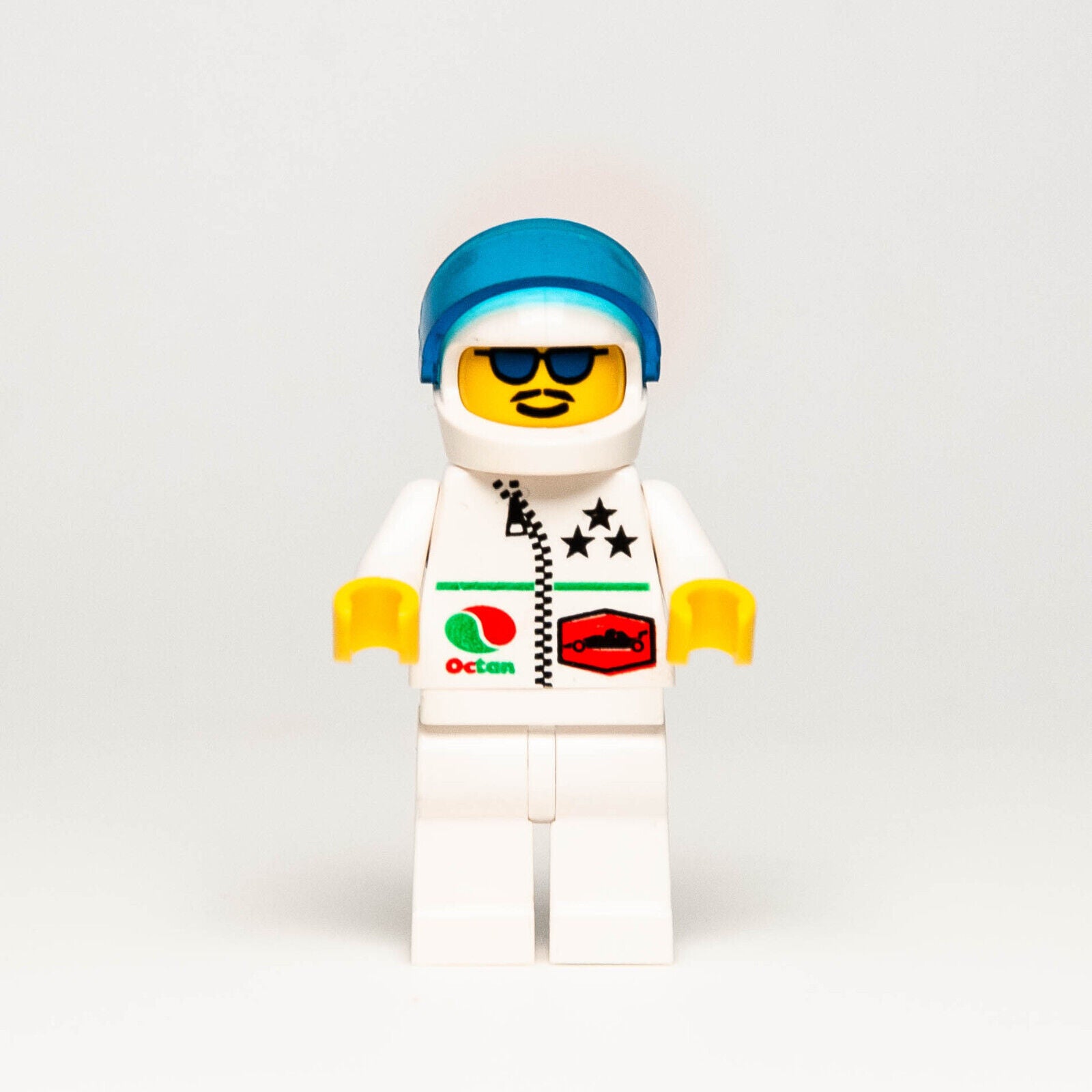 LEGO Octan Race Driver Minifigure - Stars, White Suit (oct038) 6432 6498 6436 - StudBee