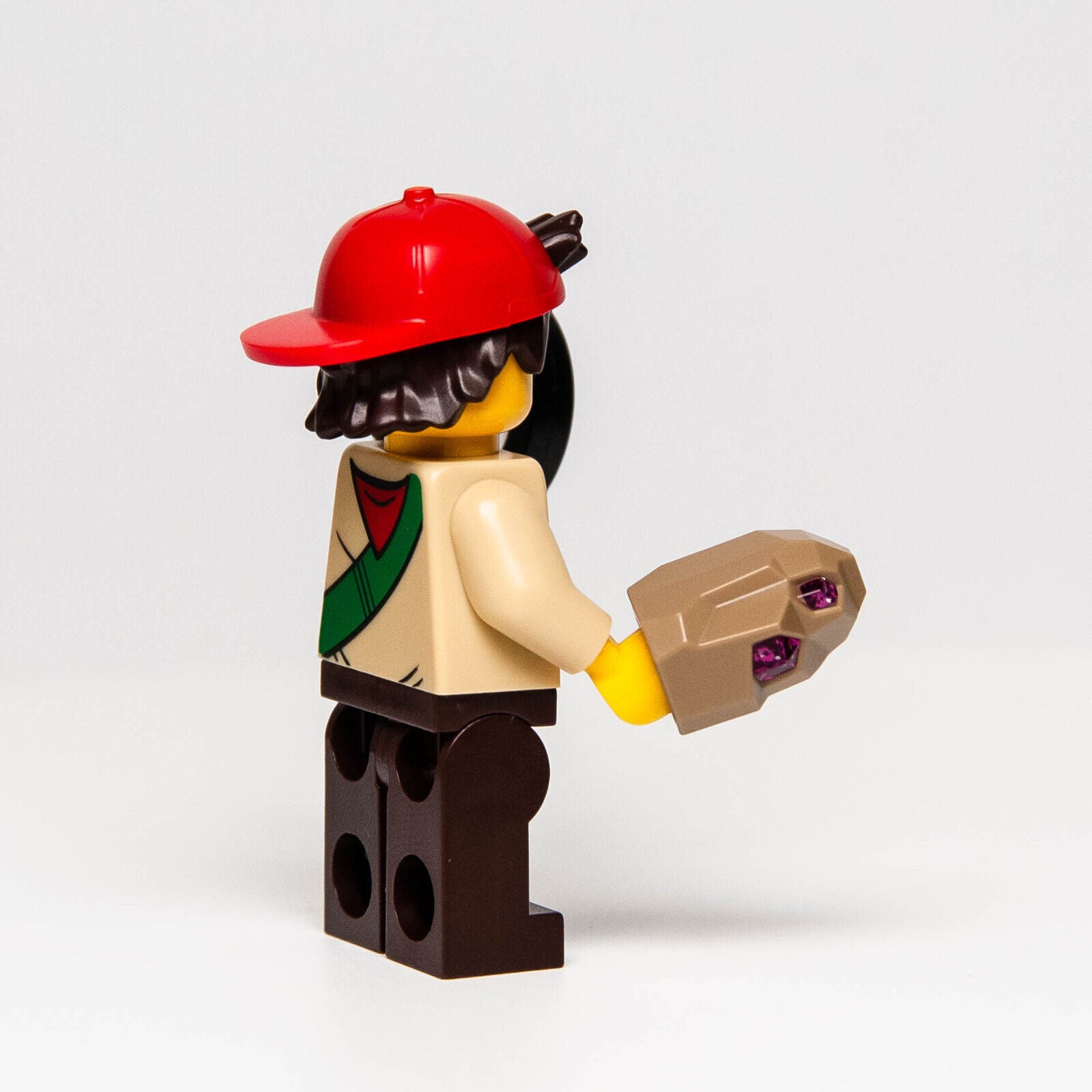 NEW Lego BAM Minifigure Boy Scout Explorer w/ Magnifying Glass & Geode - StudBee