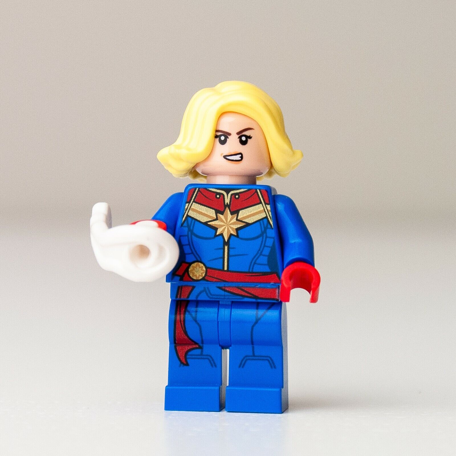 New LEGO Captain Marvel(w/ Burst Minifigure (sh639) Marvel Advent Calendar 2021 - StudBee