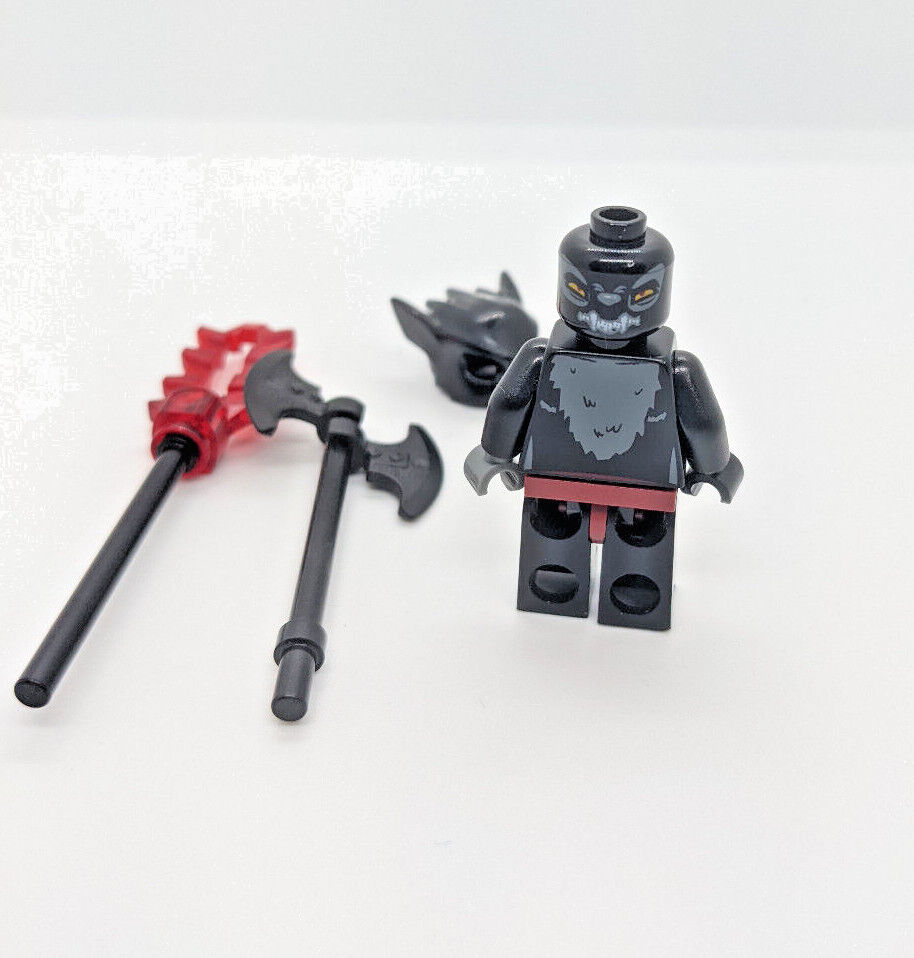 Lego WILHURT Legends of Chima Minifigure with 2 Weapons (loc015) - StudBee