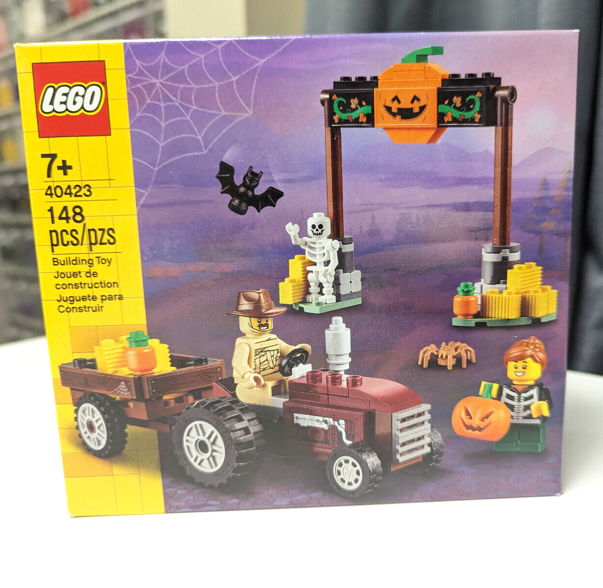 Lego Seasonal Halloween Fall Hayride Set 40423 Retired Tractor Pumpkin Patch - StudBee