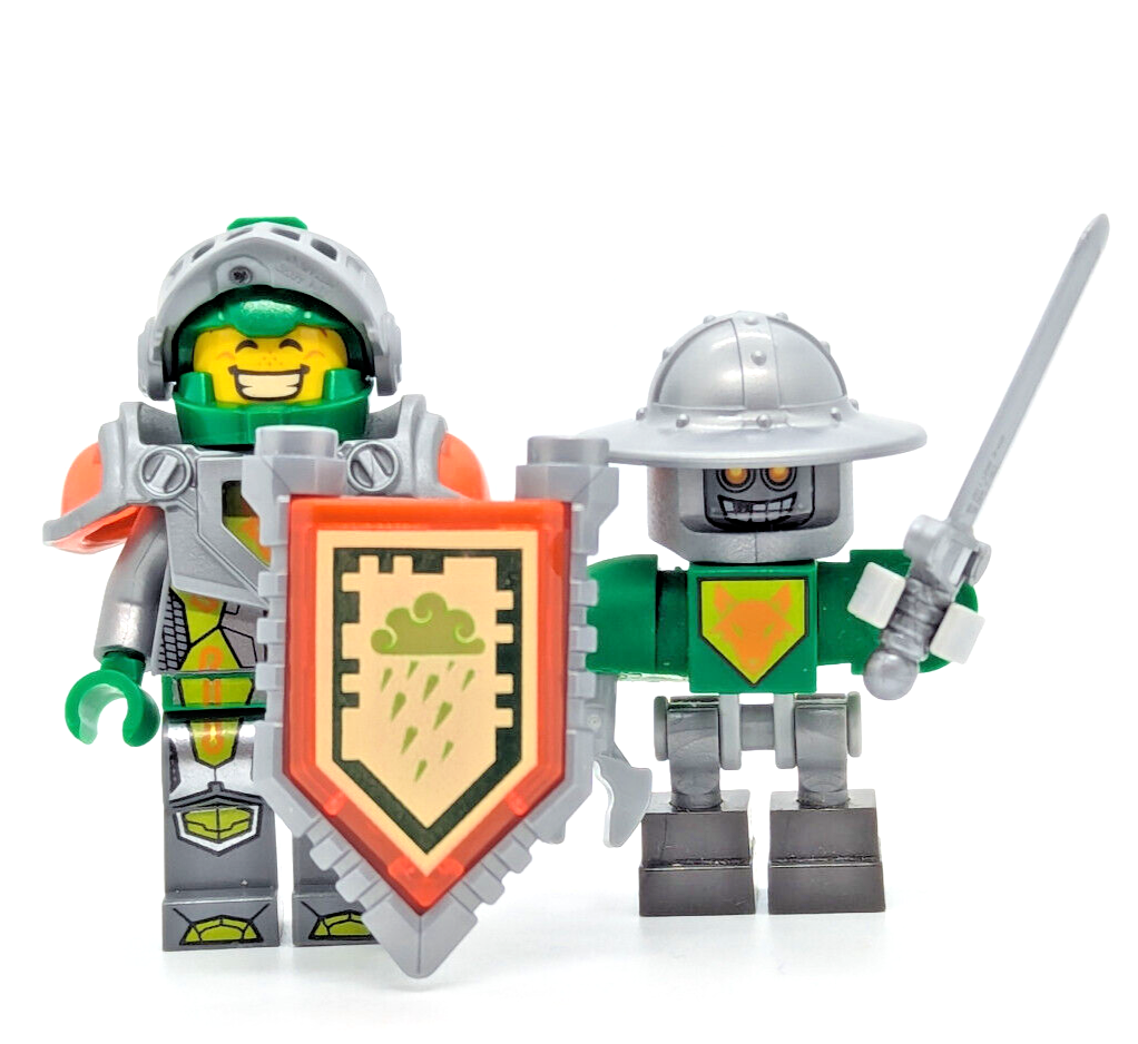 LEGO Nexo Knights Minifigure - Aaron & Bot (nex064 nex029) 70320 Aero Striker V2
