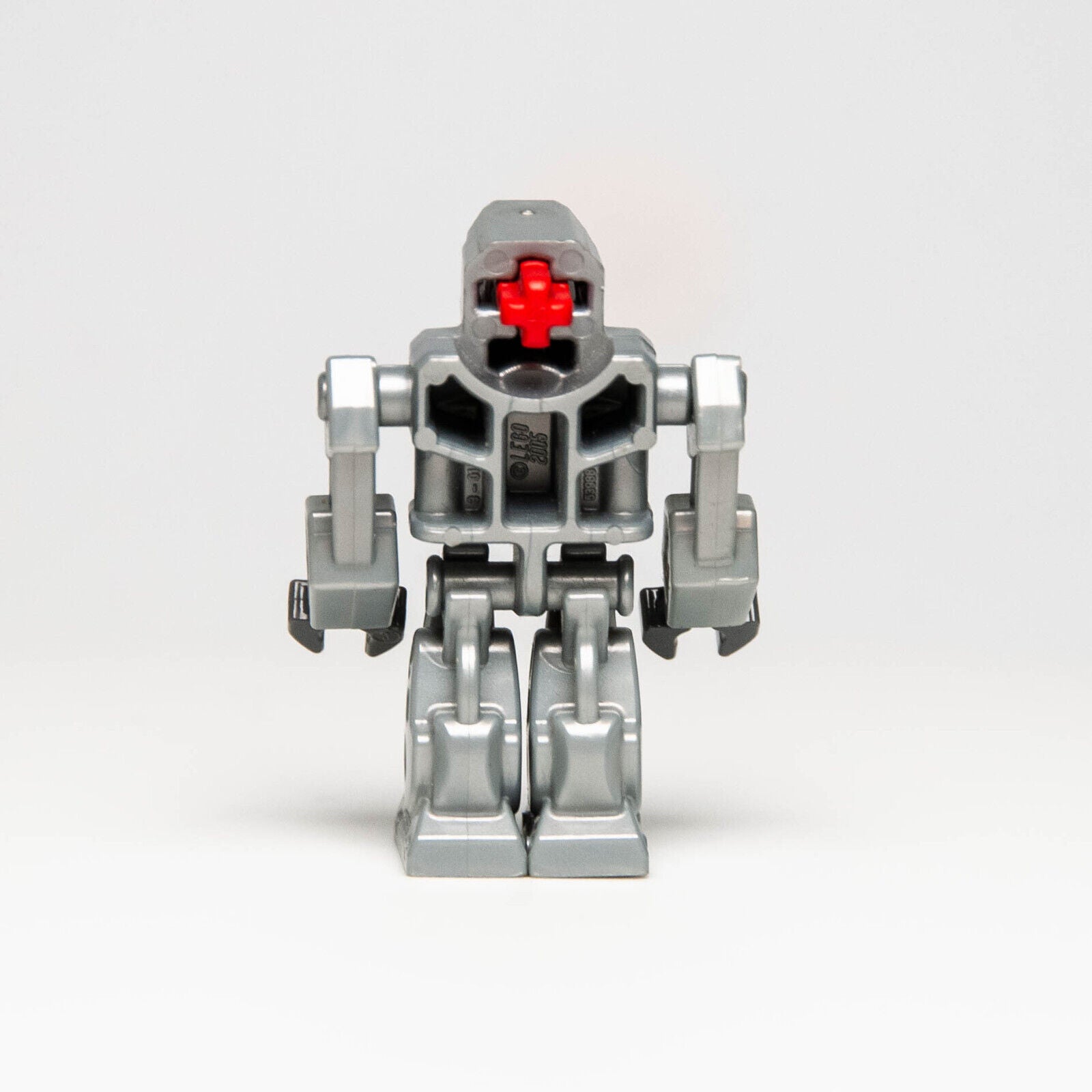 LEGO Minifigure Exo Force Devastator - Pearl Light Gray, Red Eyes (exf015) - StudBee