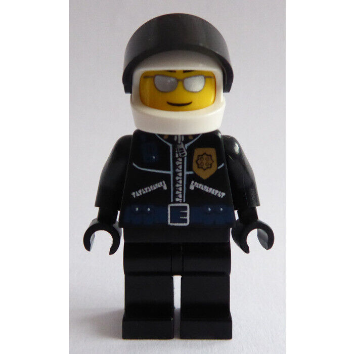NEW Vintage Lego World City 7031 - Police Helicopter Pilot - No Box (wc008) - StudBee