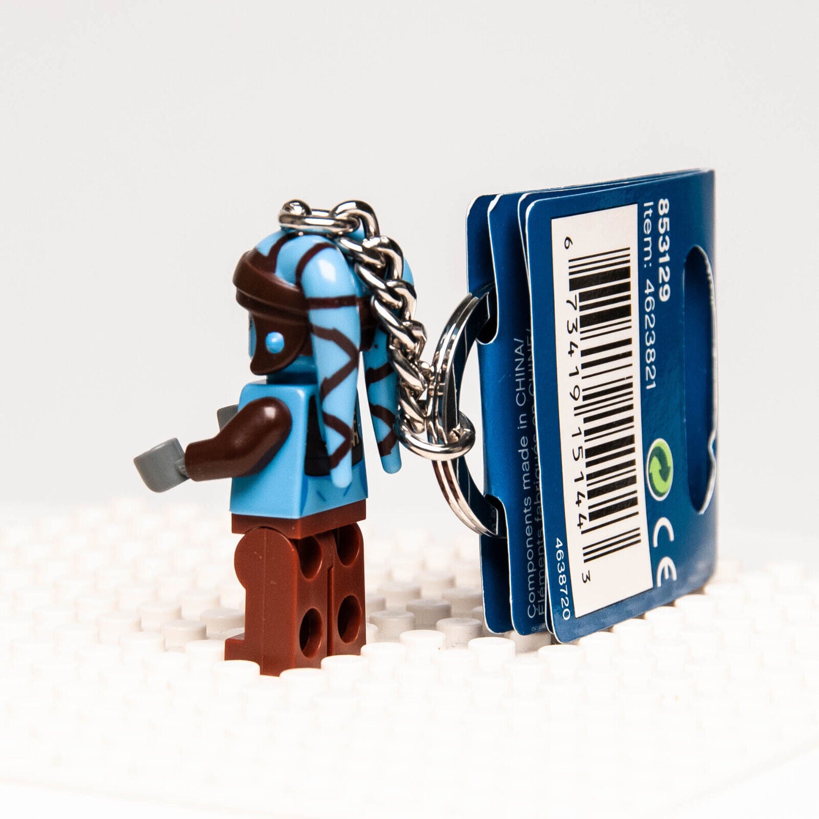 LEGO Star Wars Aayla Secura Minifigure Minifig Key Chain 2011 RETIRED RARE! - StudBee