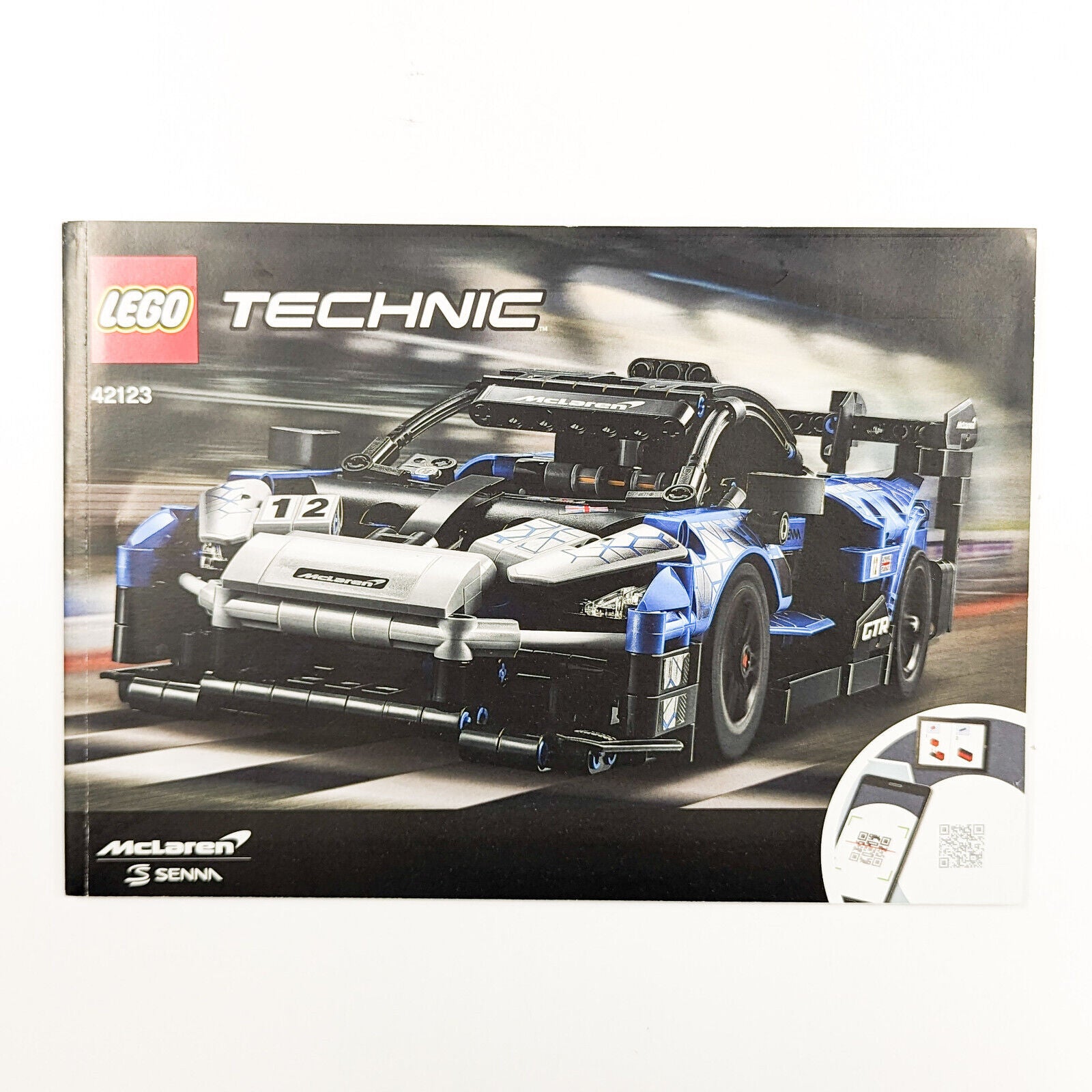 New LEGO Technic McLaren Senna GTR 42123 BOOKLET ONLY - StudBee