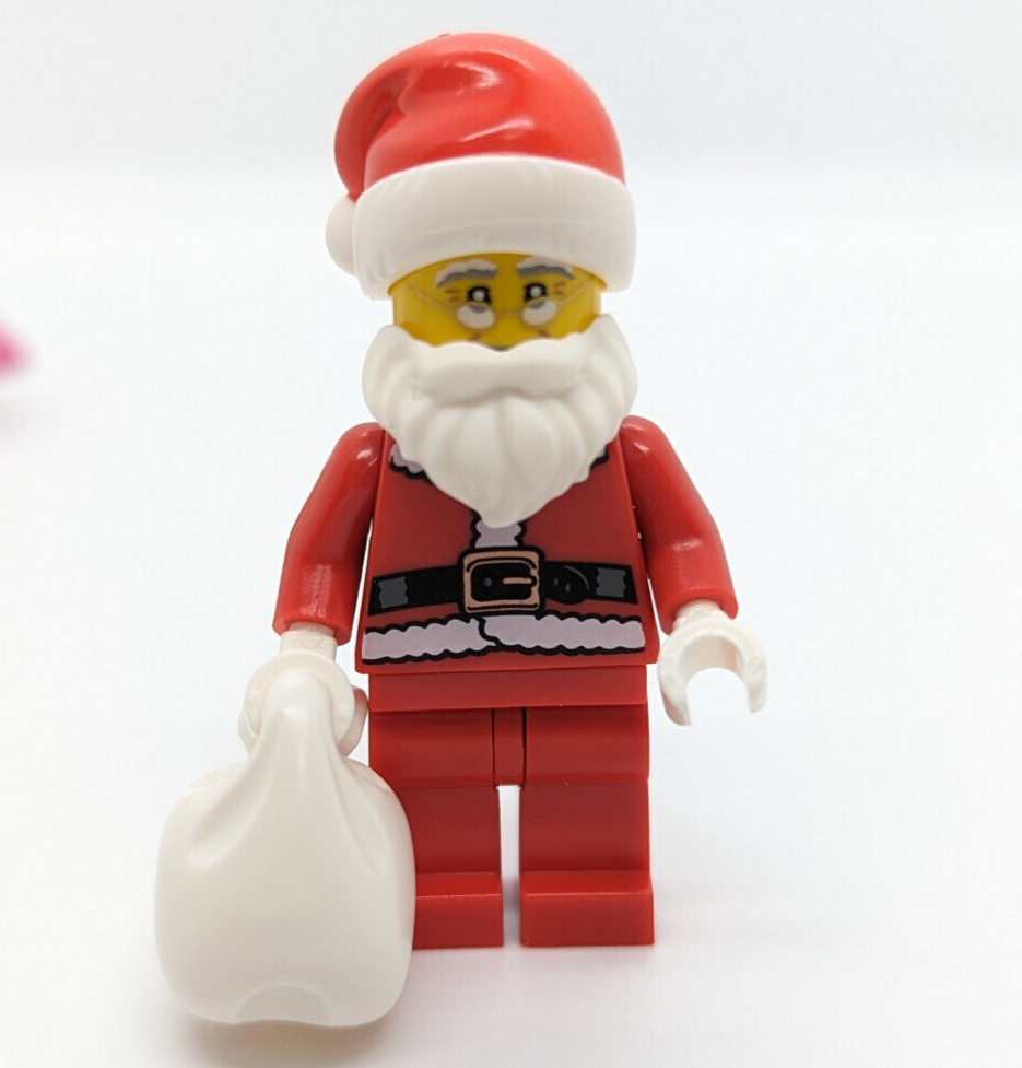 Lego 2020 BAM Minifigure Lot: Santa, Pink Elf, & Girl (bam202004 Christmas) - StudBee