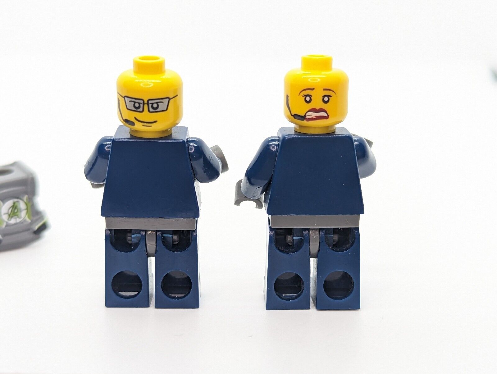 LEGO Agents Minifigure Lot - Agt Fuse with Armor agt022 & Agent Trace agt002 - StudBee