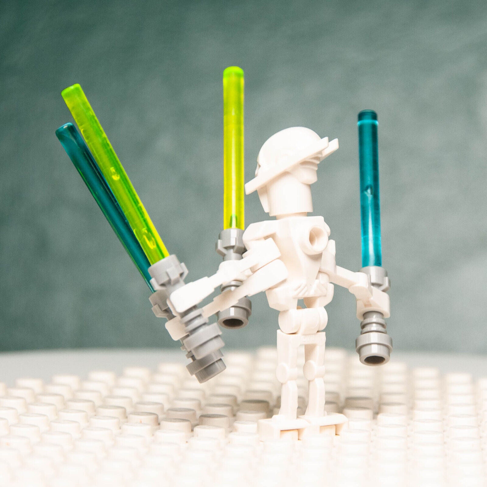 Lego Star Wars Minifigure - General Grievous, Straight (sw0134a Lightsabers 7656 - StudBee