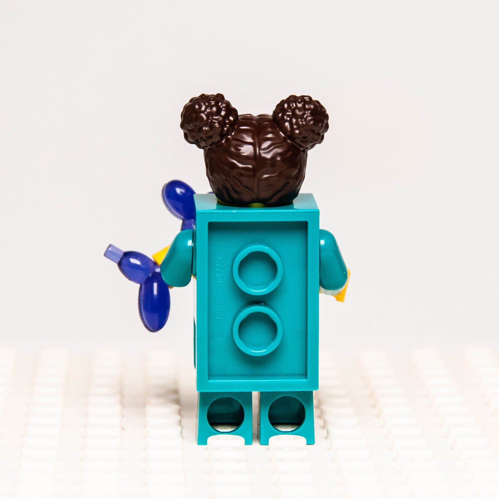 New Lego 2021 BAM Minifig Turquoise Brick Costume Suit Girl, Purple Balloon Dog - StudBee