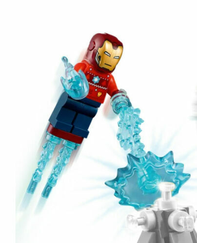 New LEGO Iron Man (w/ Power Blasts) Minifigure - Marvel Advent 2021 (sh760) - StudBee