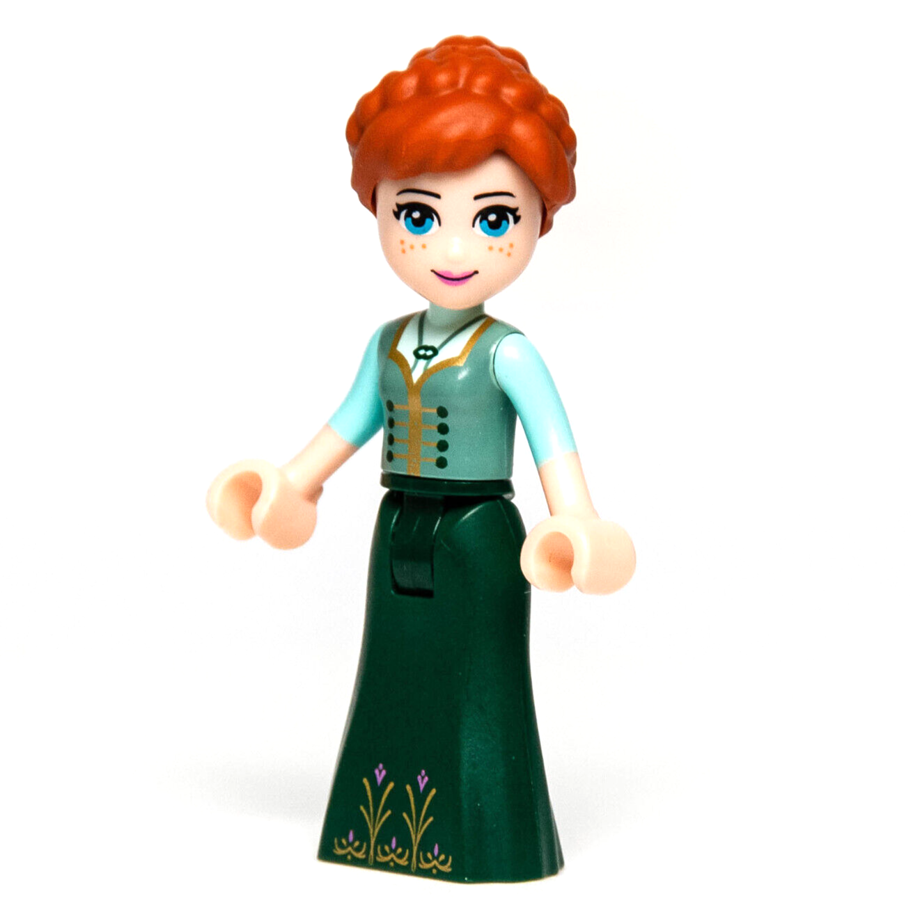 LEGO Disney Frozen Anna Minifigure [Sand Green Top Loose]