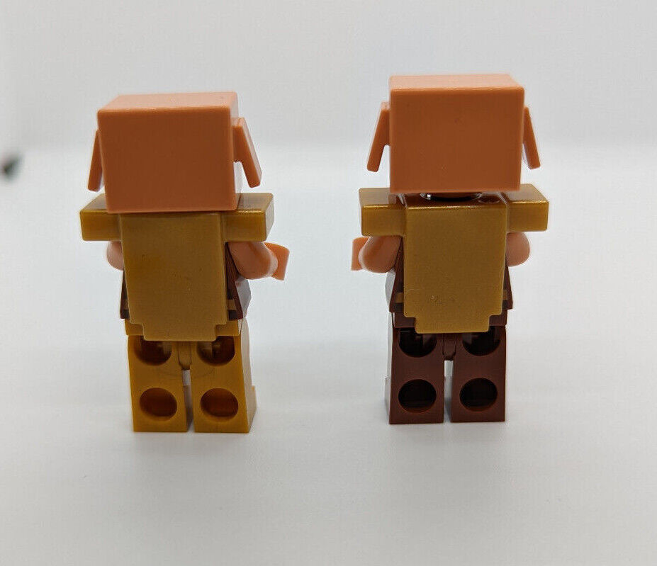 (Lot of 2) NEW Lego Minecraft Piglin Minifigures 21168 (min096 min097) w/ Swords - StudBee