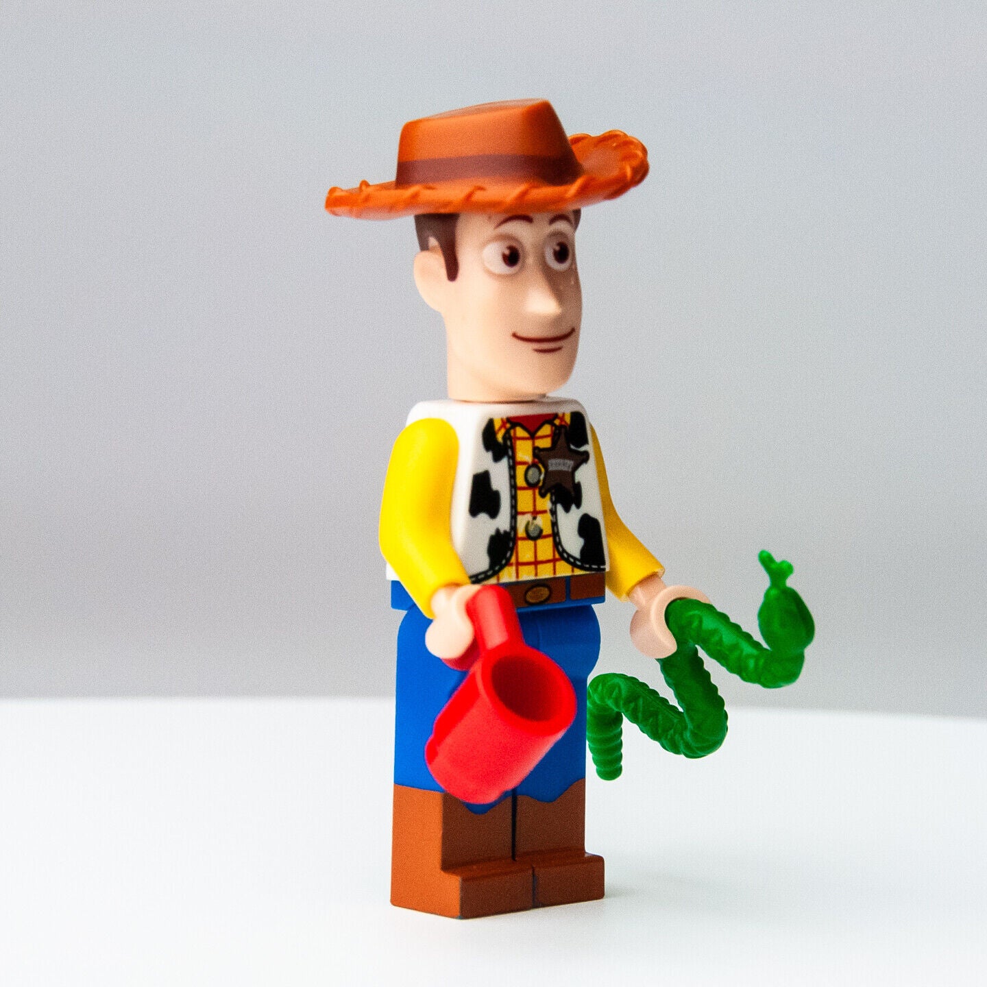 LEGO Tall Woody (w/ Snake and Mug) - Toy Story - 7597 7590  (toy003) Long Legs - StudBee