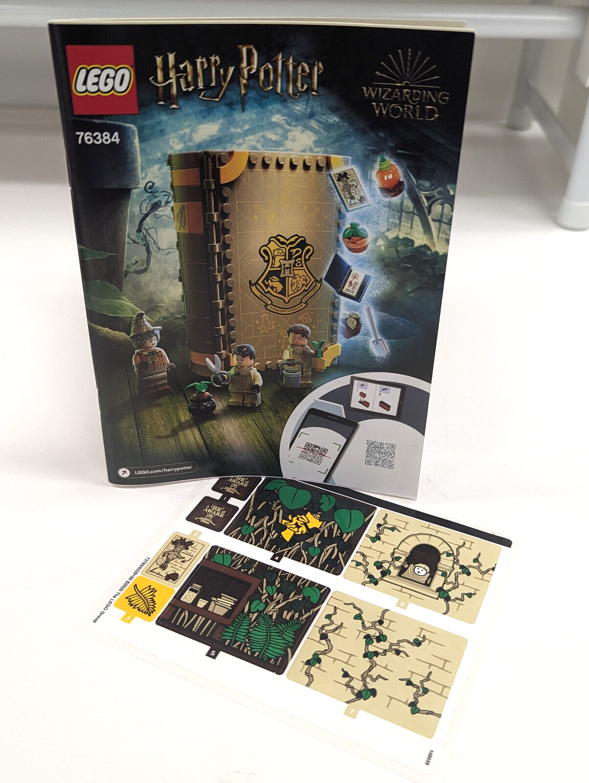 New Lego Harry Potter **Manual & Stickers Only** 76383 Herbology Class Hogwarts - StudBee