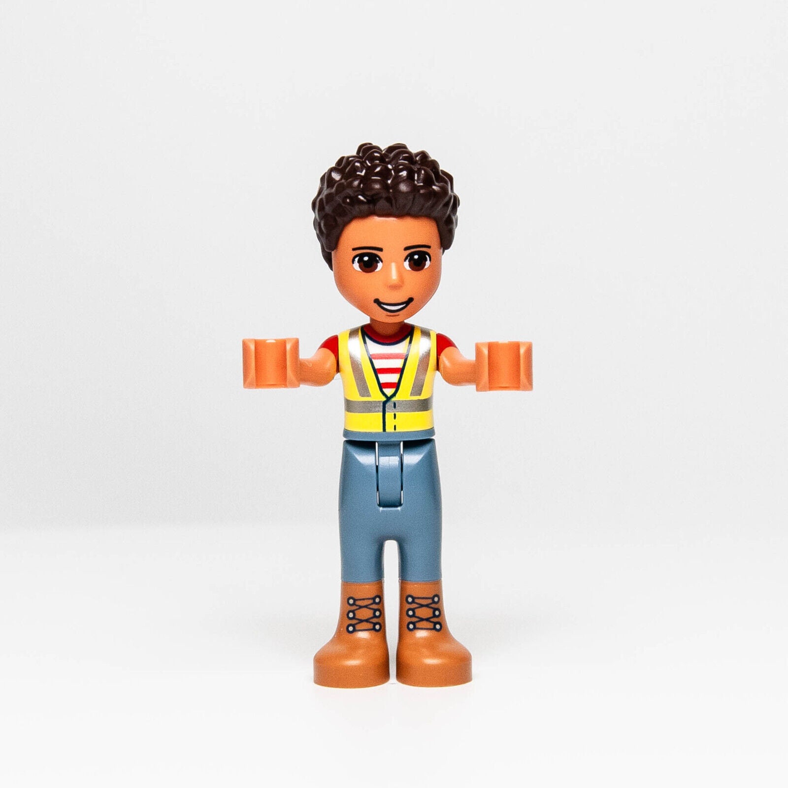 NEW Lego Friends Minifigure RIVER 41712 Neon Safety Vest & NougatBoots (frnd541) - StudBee