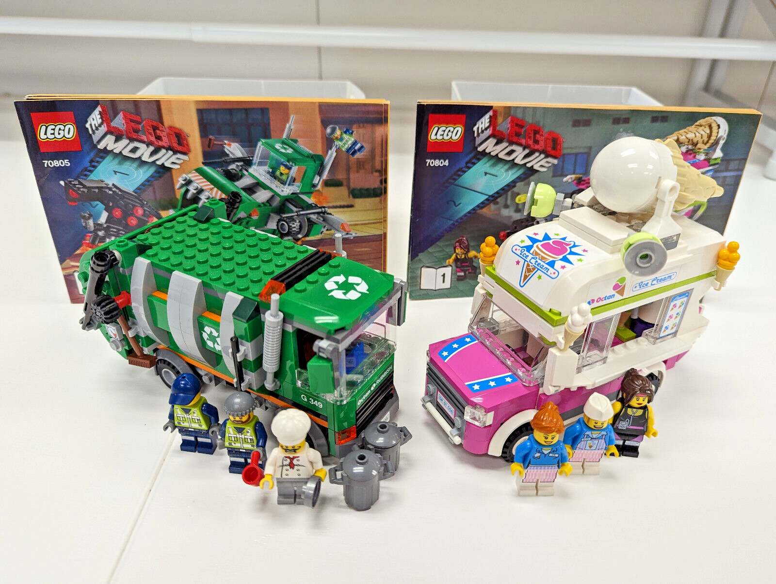 The LEGO Movie Set Lot: Trash Chomper 70805 & Ice Cream Machine 70804 - StudBee