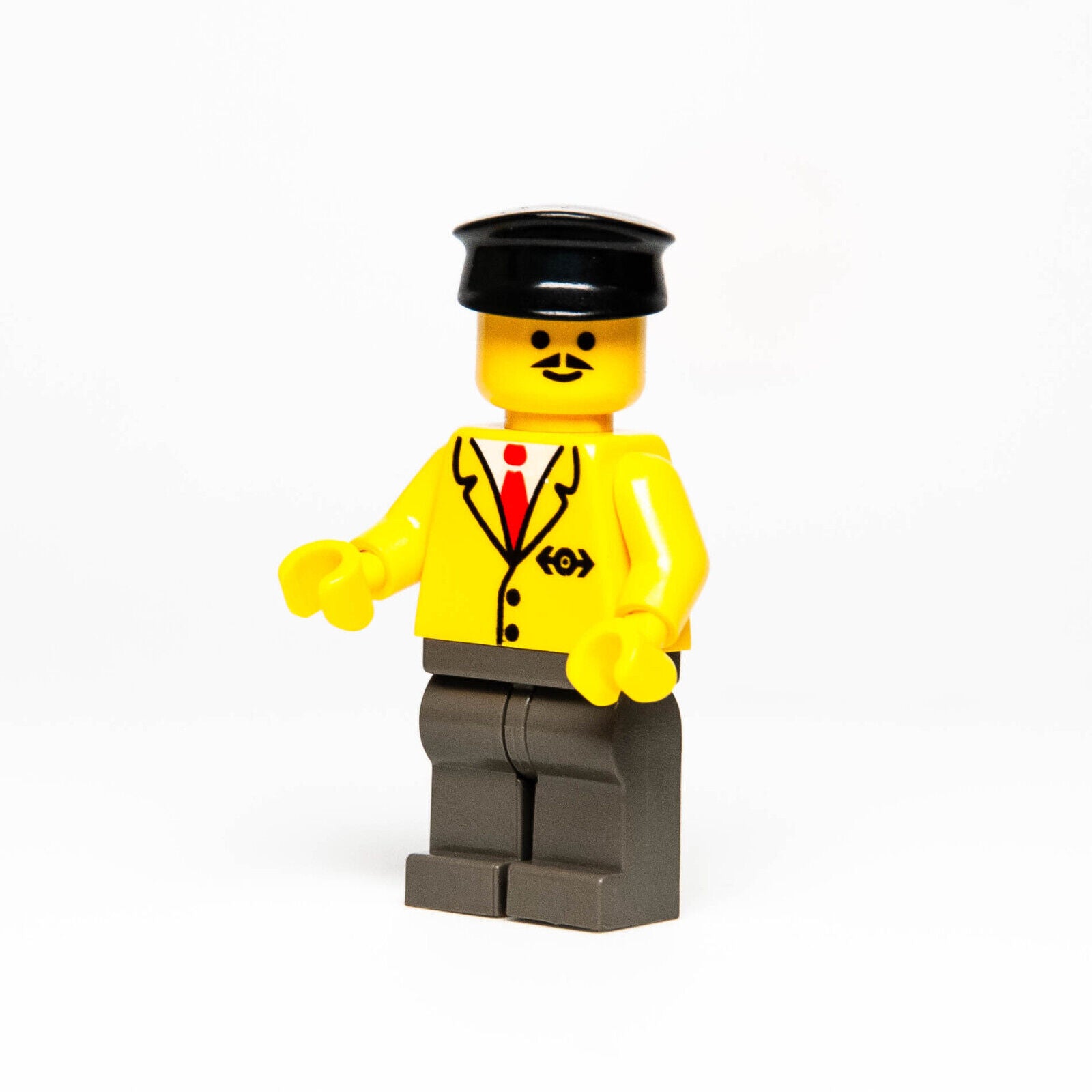 LEGO Classic 9v Train Minifigure - Railway Employee 5 (trn059) 3225 4560 - StudBee