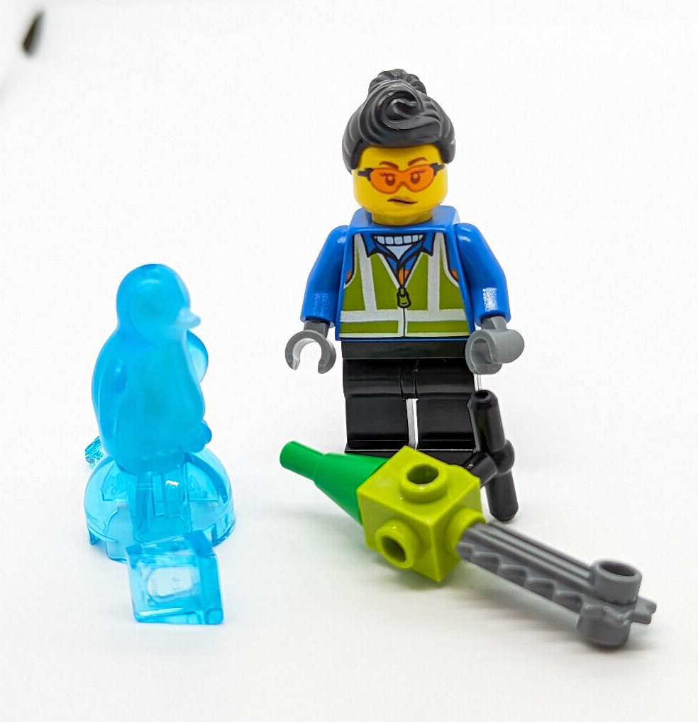 Lego Chinese Lunar New Year: Ice Festival Penguin Sculptor (hol279) 80109 Winter - StudBee