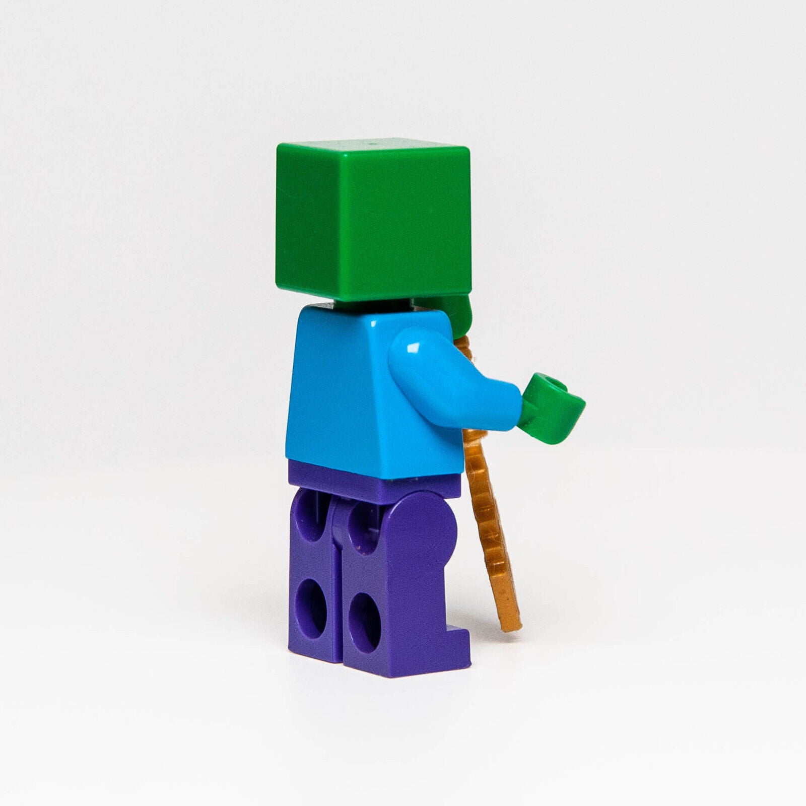 Lego Minecraft Minifigure Zombie (min010) with Gold Shovel - StudBee