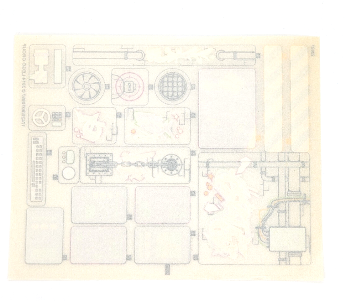 New Lego Sticker Sheet for Set 79117 for Turtle Lair Invasion - StudBee