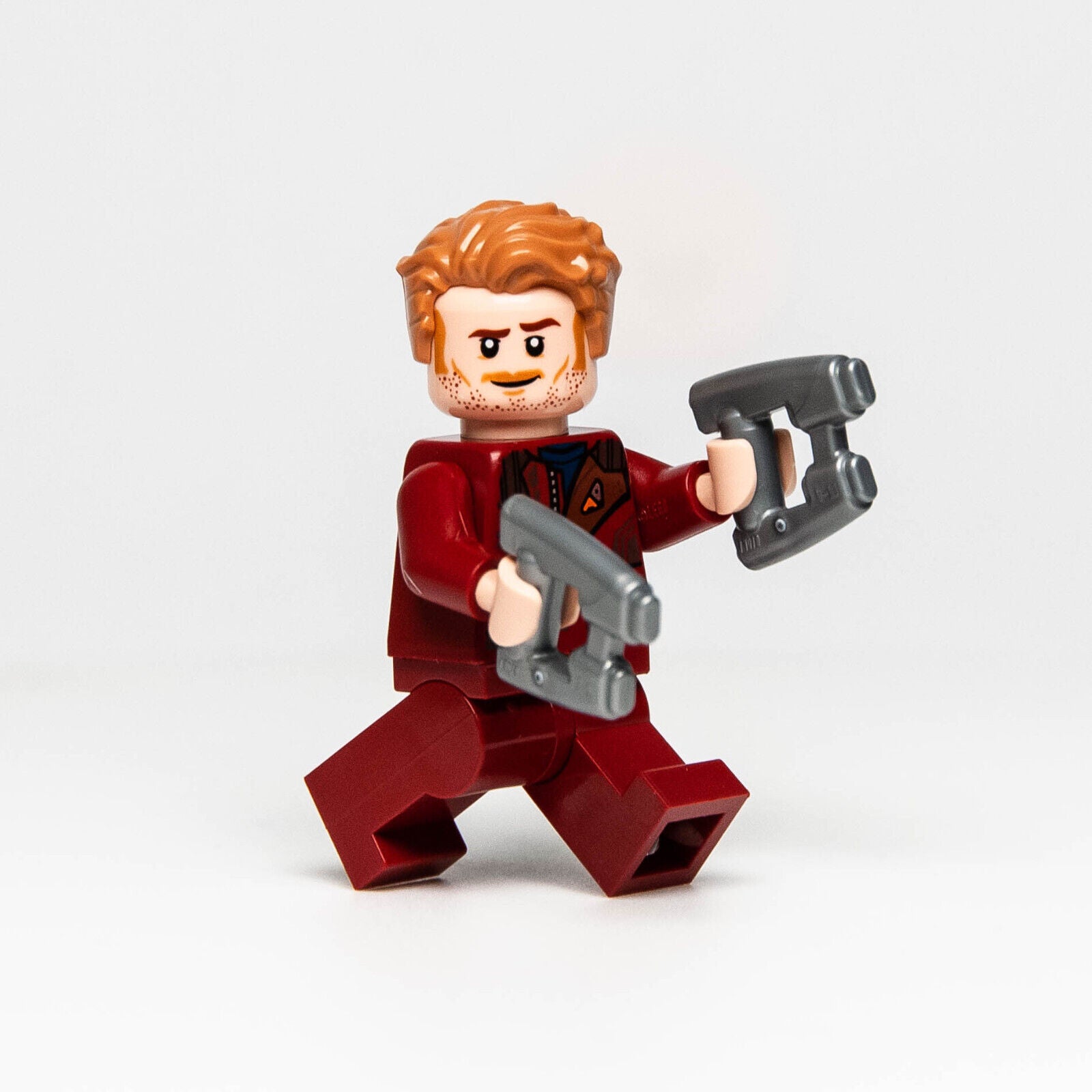 New LEGO Guardians Minifigure - Star Lord w/ Dark Red 76231 (sh834) Advent - StudBee
